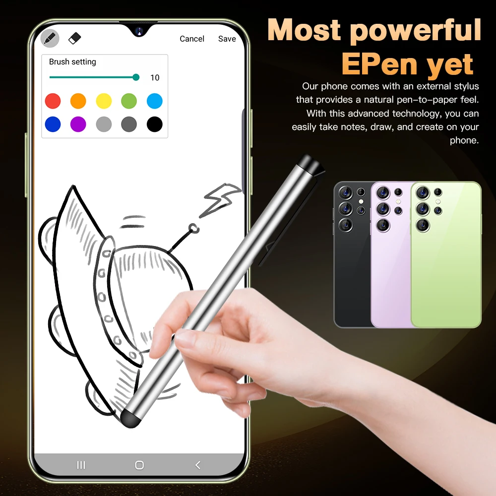 2026 HOT Pad Tablet PC SMS 26 ultra 7.3 inch HD 4K Android 13 22GB+2TB 7800mAh Battery 4G 5G Dual Sim Card WiFi GPS Google Tab image 4