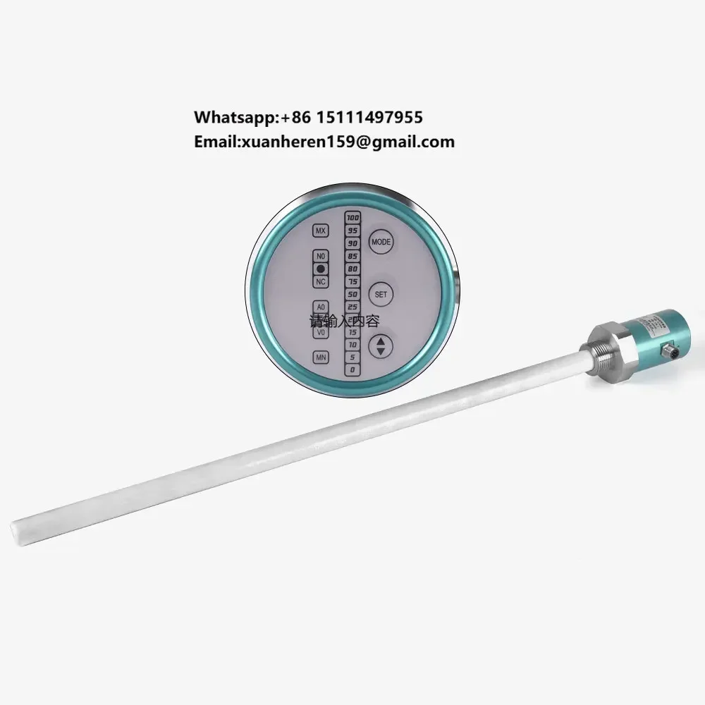 Customizable 50-3000mm Deep Corrosion Resistant PTFE Capacitive Fuel Level Sensor for Diesel Petrol Level Measuring Instrument