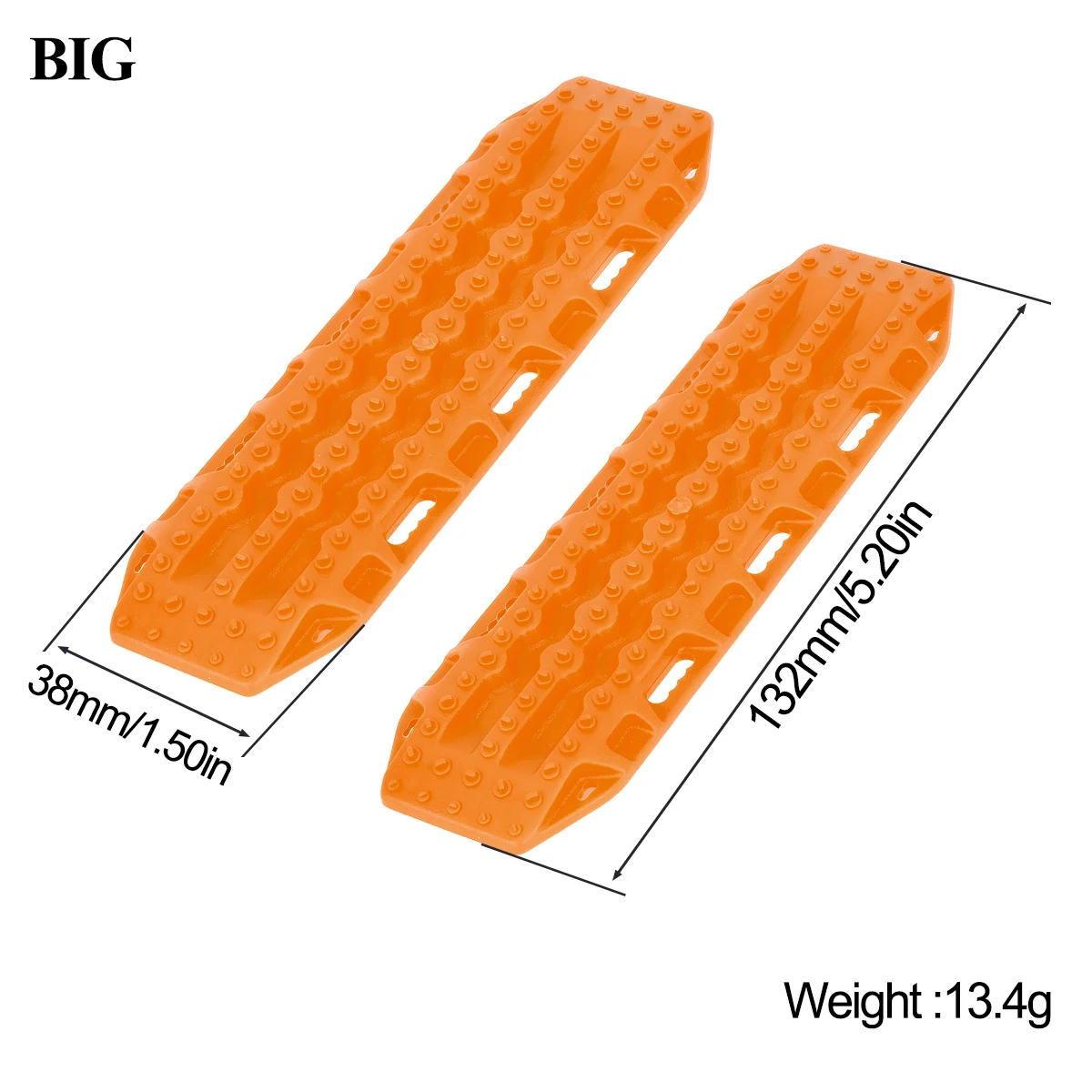 2Pcs Plastic Sand Ladder Recovery Board Decoration For 1/ 10 1/18 1/24 RC Crawler Car SCX10 TRX4 TRX4M SCX24 Tamiya CC01 D90 TF2
