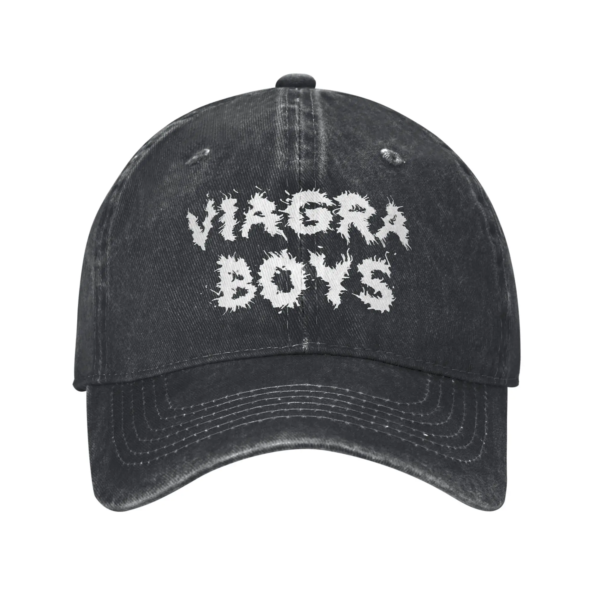 Viagra Boys Band Logo Punk música gorras impresas hombres mujeres algodón camionero sombrero uso diario gorra de béisbol ajustable