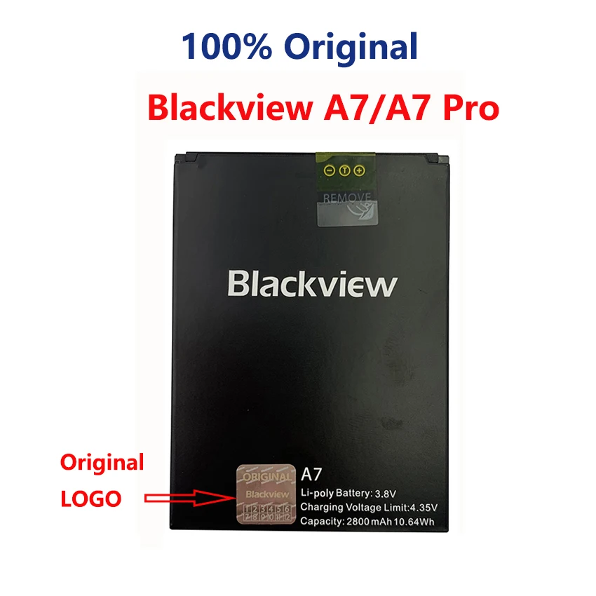 100% Original Für Blackview A7 A5 A60 E7 E7S A8 Max A20 BV4000 BV5000 BV6000 BV6000S BV7000 BV8000 BV9000 Pro telefon Batterie