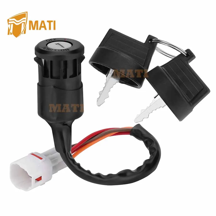 M MATI Ignition Key Switch for Yamaha YFM300 Grizzly 300 2012-2013 1SC-H2510-00-00