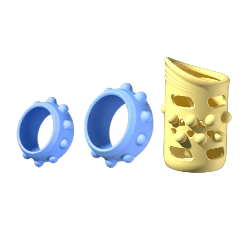 Gutenai Foreskin Cover Male Lock Fine Bundle Fine Delay Ring Male Foreskin Anti-detachment Re-ring Sex Products