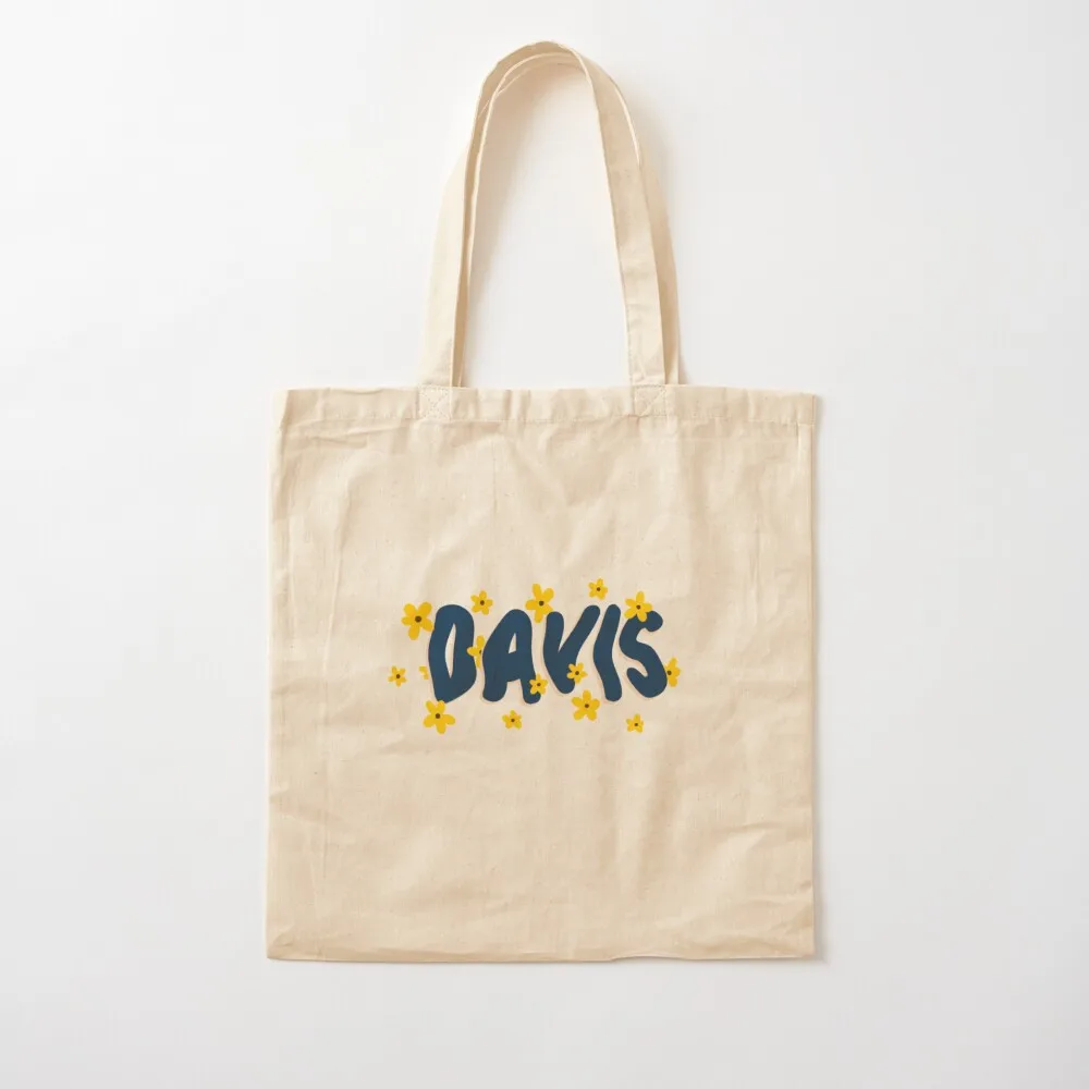 

davis w flowers Tote Bag shopper bag women canvas women bag reusable shopping Canvas Tote