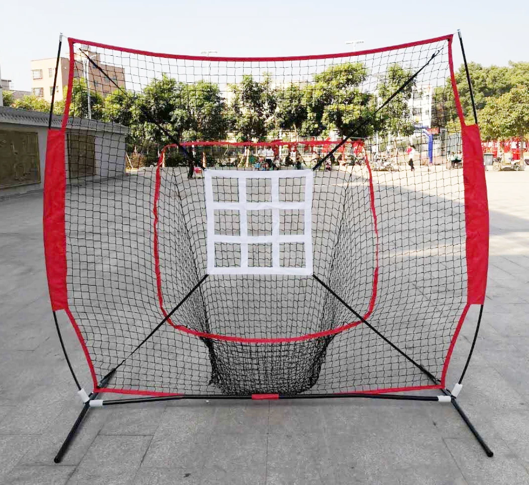 9 فتحات شبكة البيسبول والكرة اللينة لممارسة ضرب الرمي