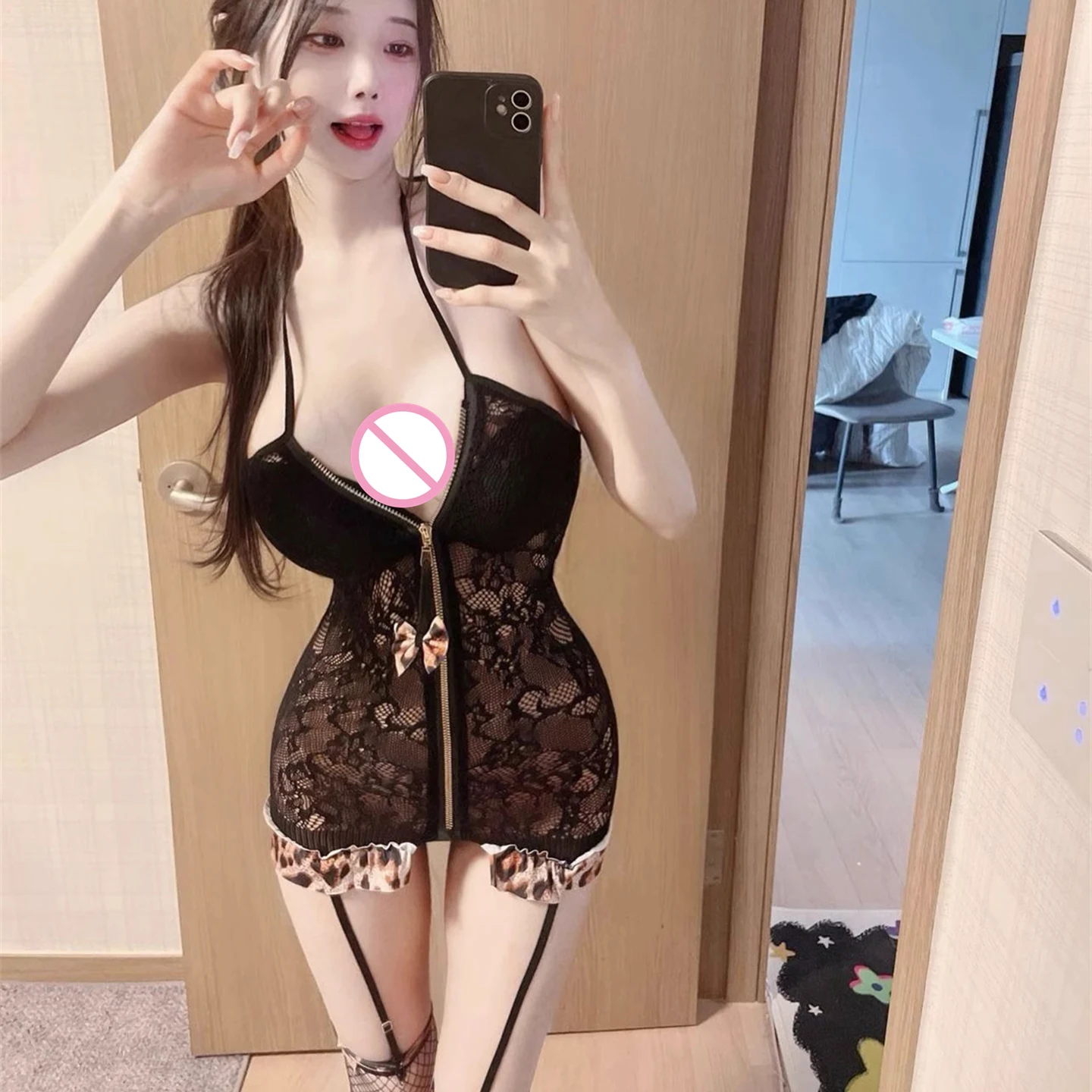 

Эротическое сексуальное кружевное нижнее белье, комплект нижнего белья, прозрачные леопардовые экзотические сексуальные чулки, женские порно чулки для тела, необычное чувственное нижнее белье