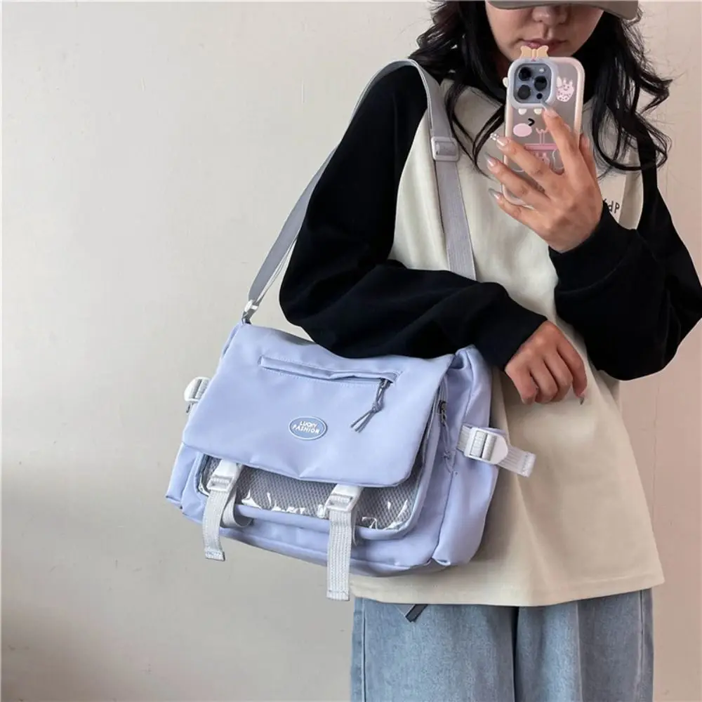 

Милая однотонная прозрачная сумка-Кроссбоди из ПВХ с отображением кукол, Студенческая школьная сумка для девочек