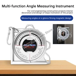 Magnetic Angle Finder Locator Mini Inclinometer Measurement Tool Protractor Tilt Level Meter Slope Locator With Bubble