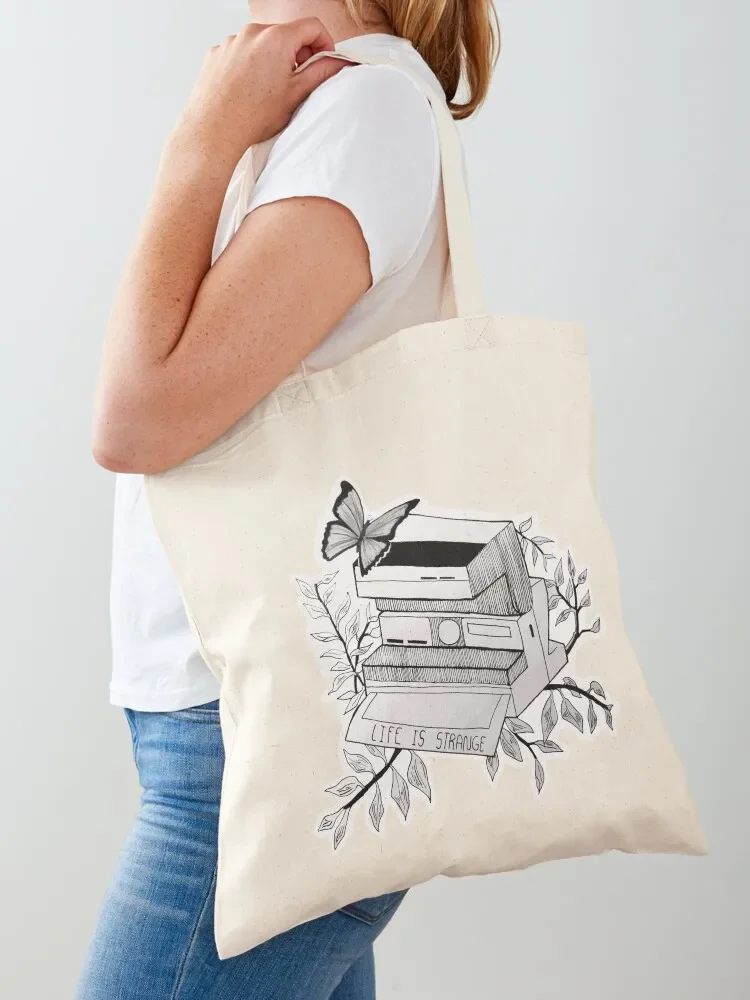 Life is strange Max's camera Tote Bag Canvas stote bag shoping bag Women's bags shopping bags foldable Canvas Tote