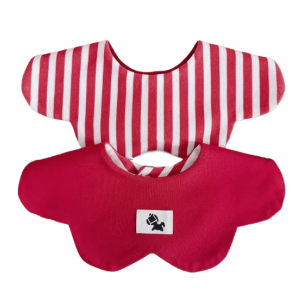 

Cartoon Baby Feeding Bib Two-sided Usable Soft Texture Cute Saliva Towel Breathable Absorbent Teething Bib Baby Drooling