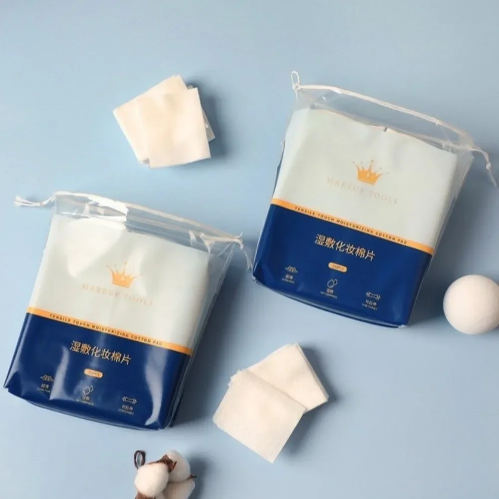 200 stks/zak Wegwerp Pre-Make-up Vochtige Wattenschijfjes dubbelzijdig Ademend Make-Up Verwijdering Pads Facial Wattenschijfjes