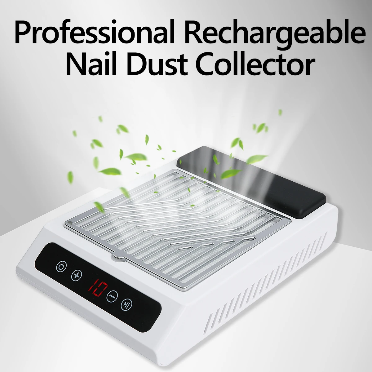 

Nail Dust Collector: Super Quiet Dust Collector Machine Reusable Filter & Powerful Nail Vacuum Cleaner Nails Low Noise