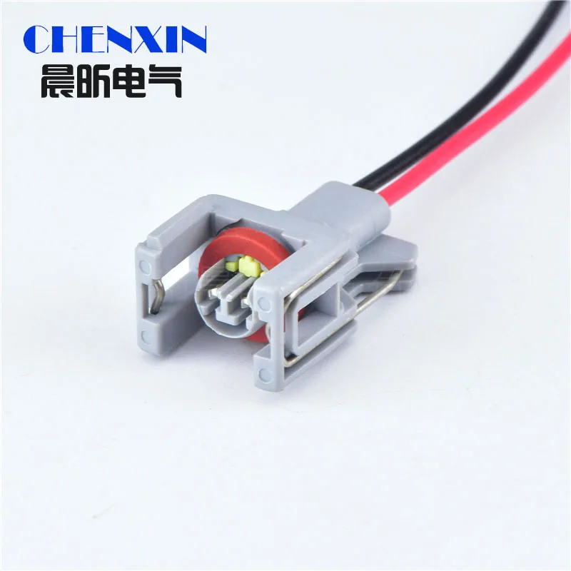 1 Set 2 Ways 240PC024S8014 Diesel Fuel Injector Wire Socket 1743486-3 Car Fuel Rail Nozzle Waterproof Connector 10811963