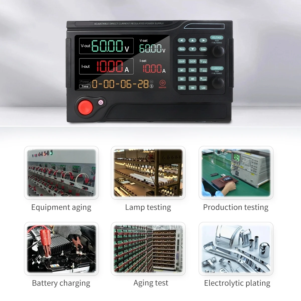 Myami Programmable 2500w 3000w 4000w 4500w 4800w 6000w 32V 50V 64V 100V 150V 300V 400V 500V 600V 800V Laboratory Dc Power Supply
