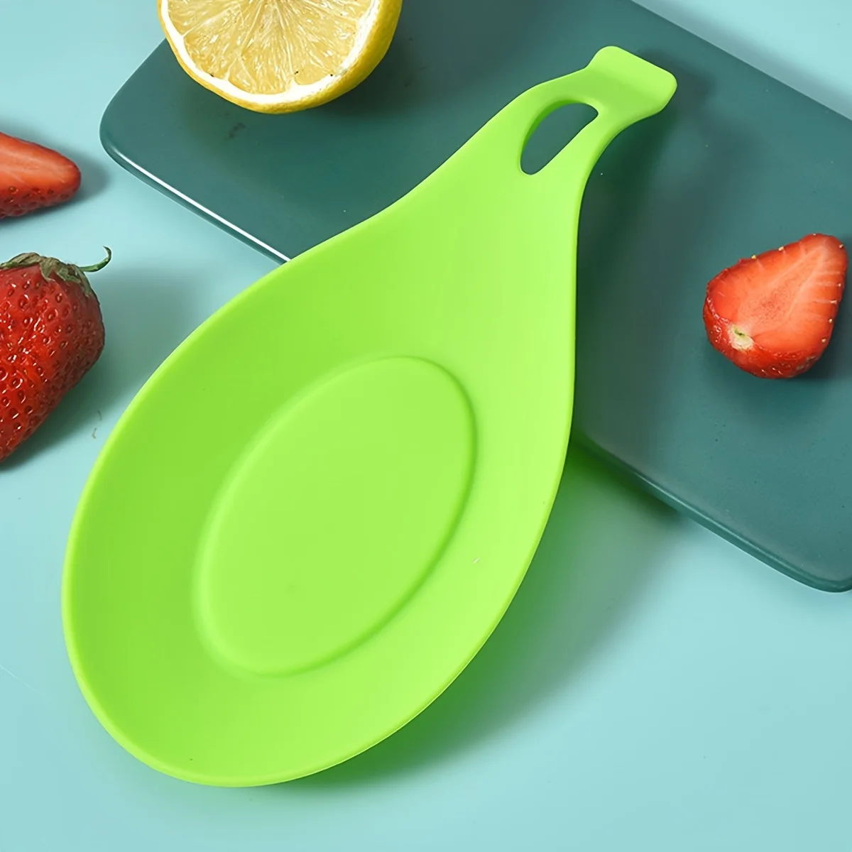 Silicone Heat Insulation Spoon Utensil Holder Stove Organizer Shelf Placemat Lid Scoop Cookware Bracket Stand Kitchen Accessory