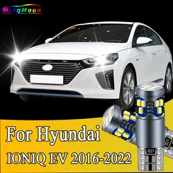 2Pcs T10 Car LED Bulbs For Hyundai IONIQ EV 2016 2017 2018 2019 2020 2021 2022 License Plate Lights Car Interior Parking Lamp