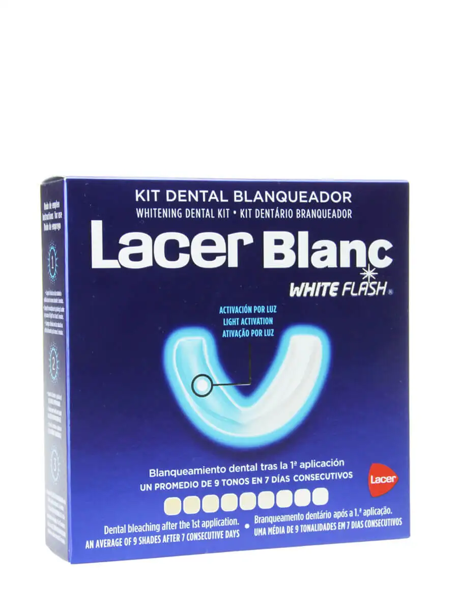 Lacer dental Whitening kit-Teeth Whitening After First Application