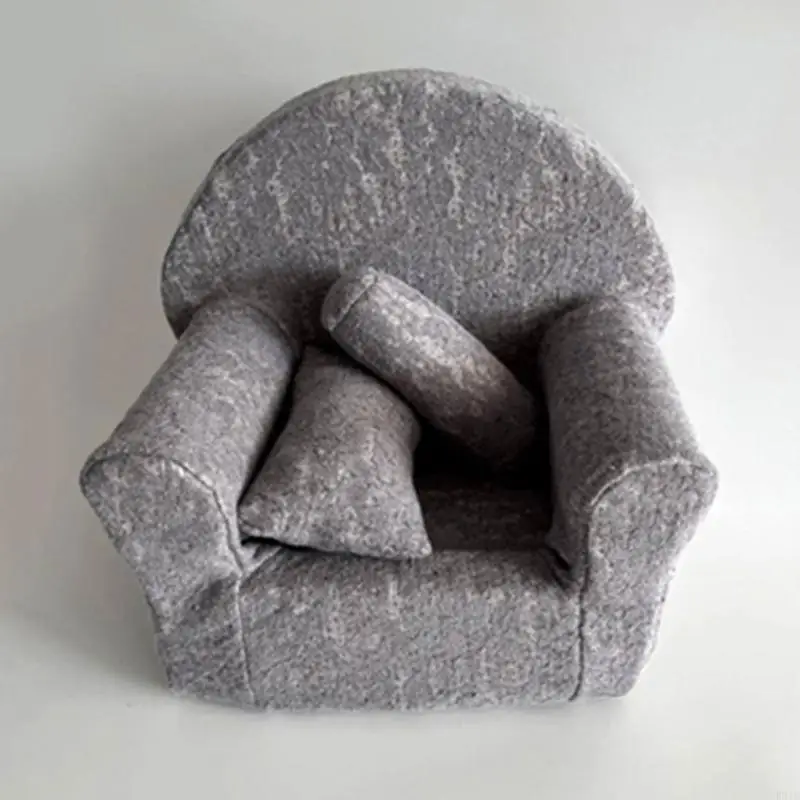 3 Pcs Newborn Photography Props Baby Sofa Pillows Set Infant Photo Posing Assist Chair Cushion P31B