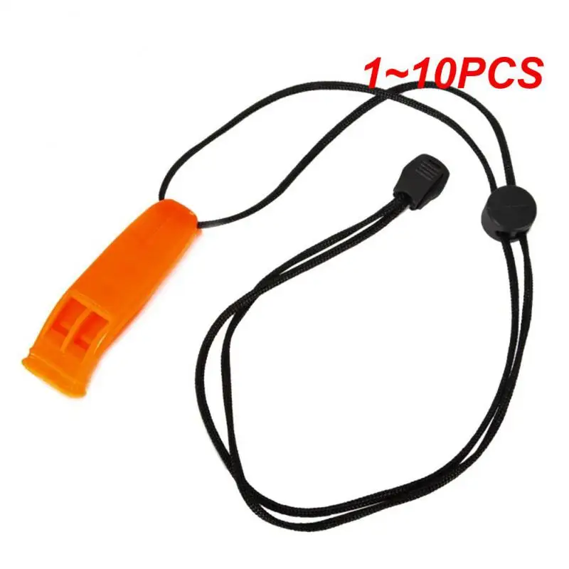 

1~10PCS Outdoor Survival Whistle Multi-purpose Unobstructed Sound Camping Fishing Survival Whistle With Rope Muti Tools