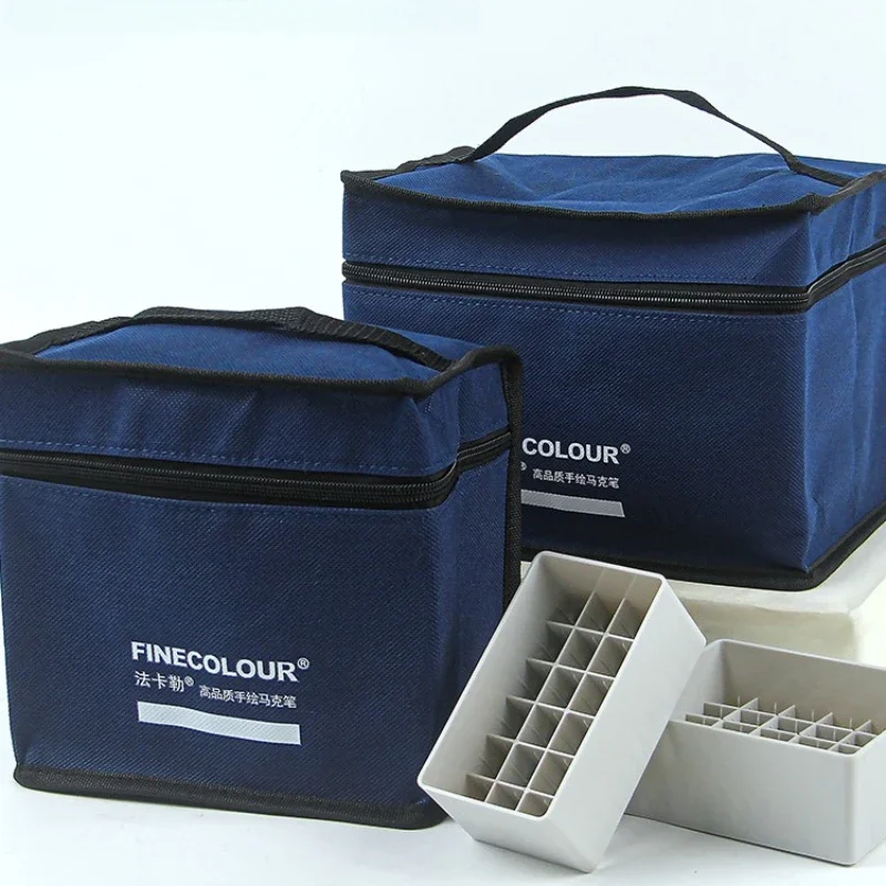 Mark Pen Special Storage Bag 36/48/60/72/120 Piece Base Canvas Tote Bag with Large Capacity and Simple Portable Bag