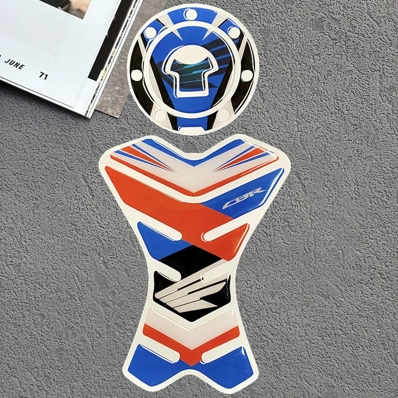 

MOTO CB CBR Fish Bone Stickers CB190R 750 400 1000R CBR250 CBR600R VFR Hornet Motorcycle Fuel Tank Cap Decoration Drip Glue Styl