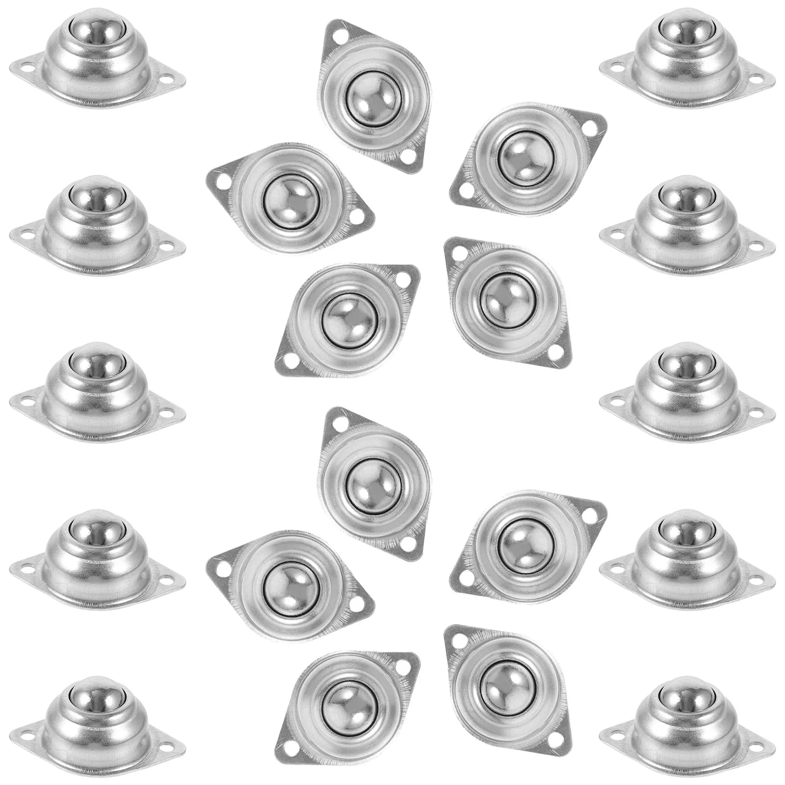 20 Pcs Universal Ball Caster Wheels Rotation Casters Replacement Roller Transfer Bearing Workbench