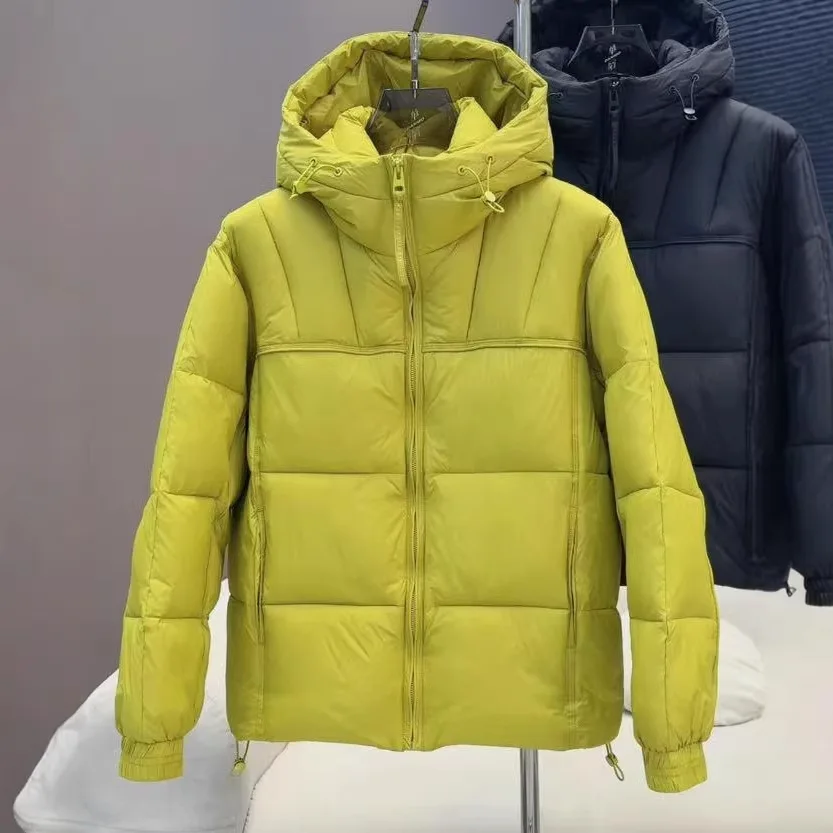 

Мужское свободное повседневное теплое зимнее пальто Cloud Puff Svel down Jaet из полиэфирного волокна Urban Faion Thiened с капюшоном