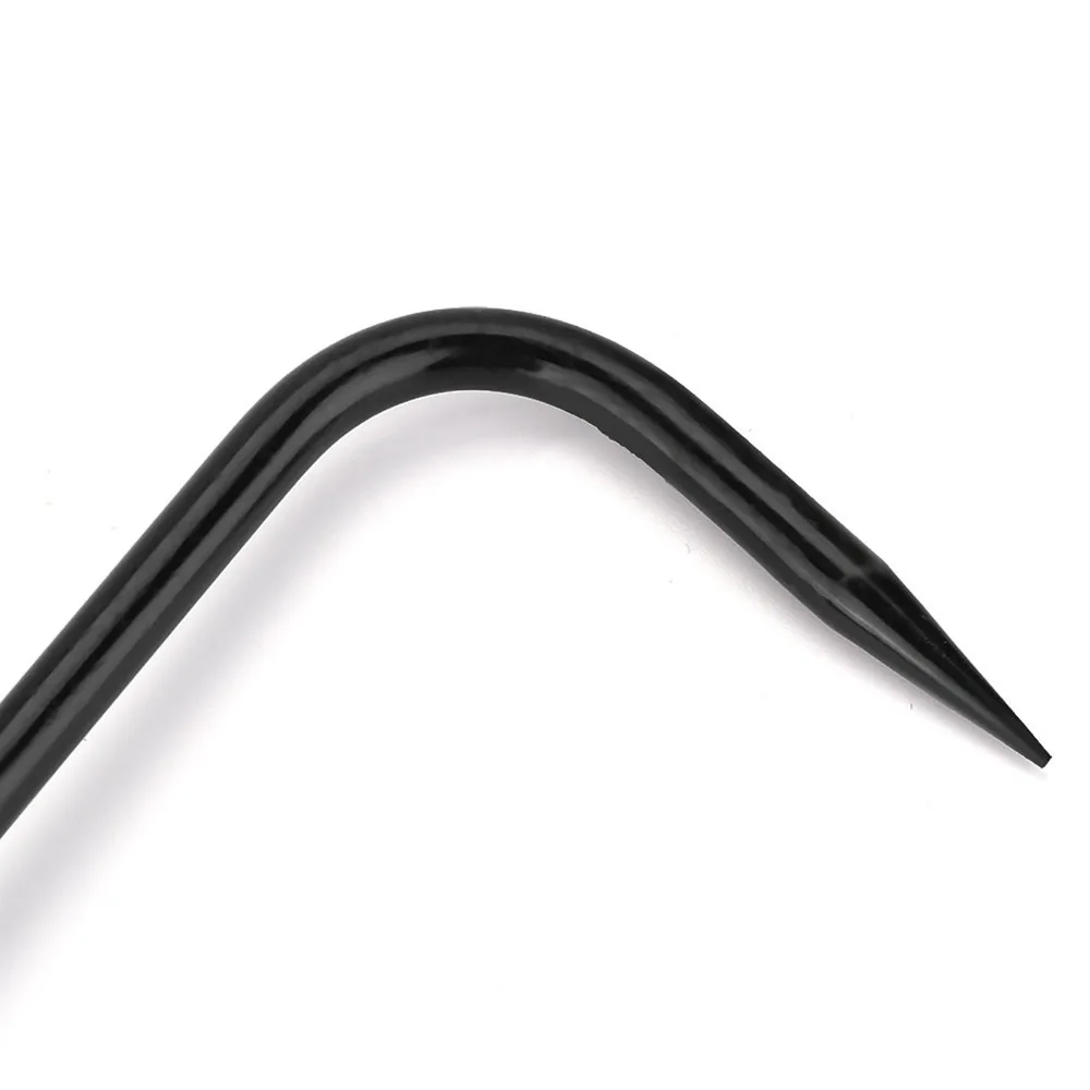 Sturdy Iron Bonsai Root Hook Single Claw Design Black Gardening Hand Tool Wooden Handle Weeding Hook