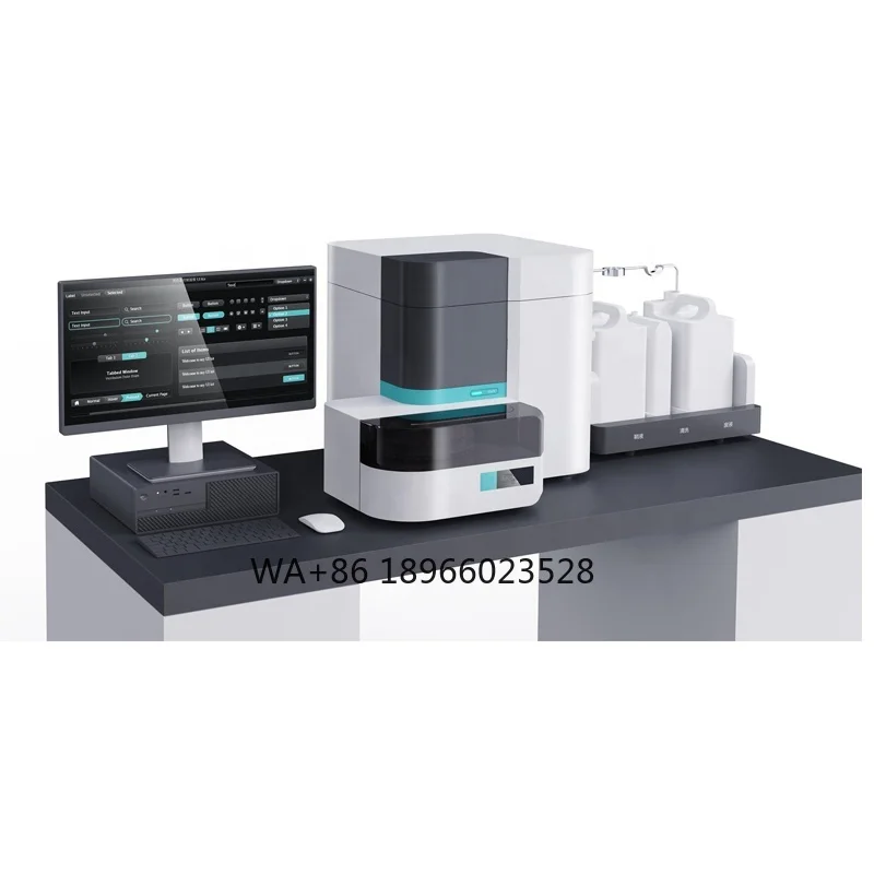 Lab Open System 6/8 Channels Cell Counter Flow Cytometer System FCM