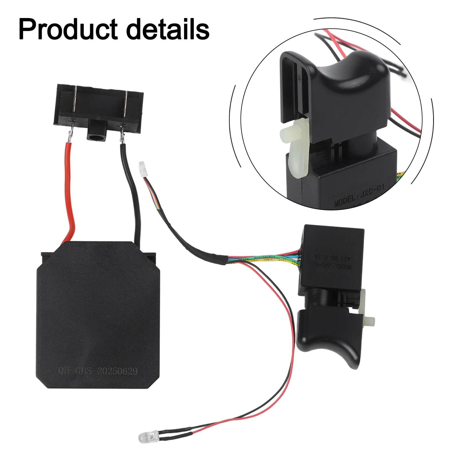 

Switch Control Board For Dayi 18V 21V Brushless Control Board+switch Drive Control Board Power Tool Accessories