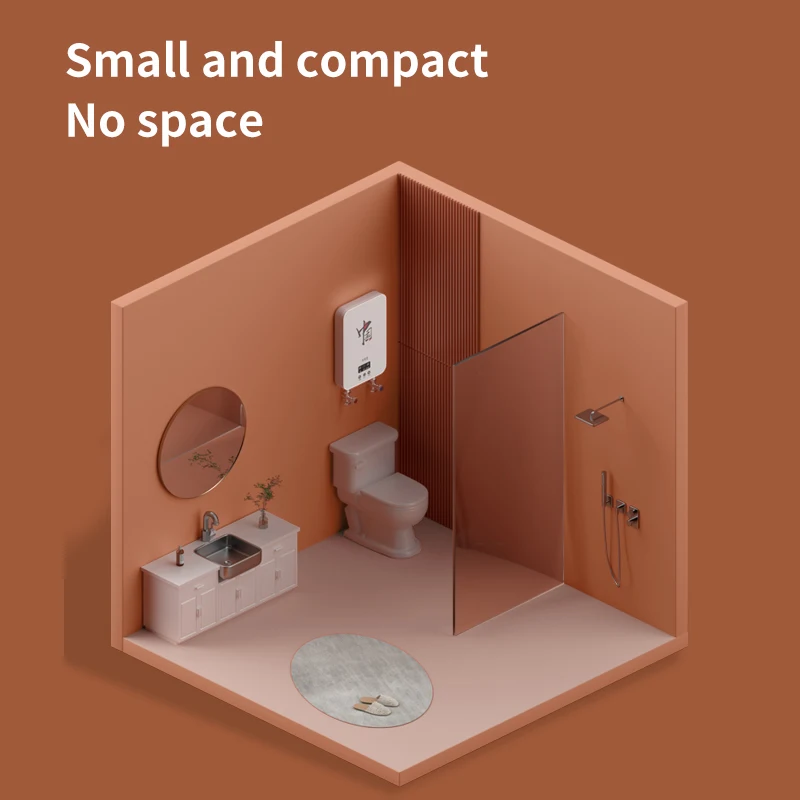 220V-240V Elektrische Boiler Ogenblikkelijke Snelle Verwarming Intelligente Constante Temperatuur Badkamer Douche Engels Display