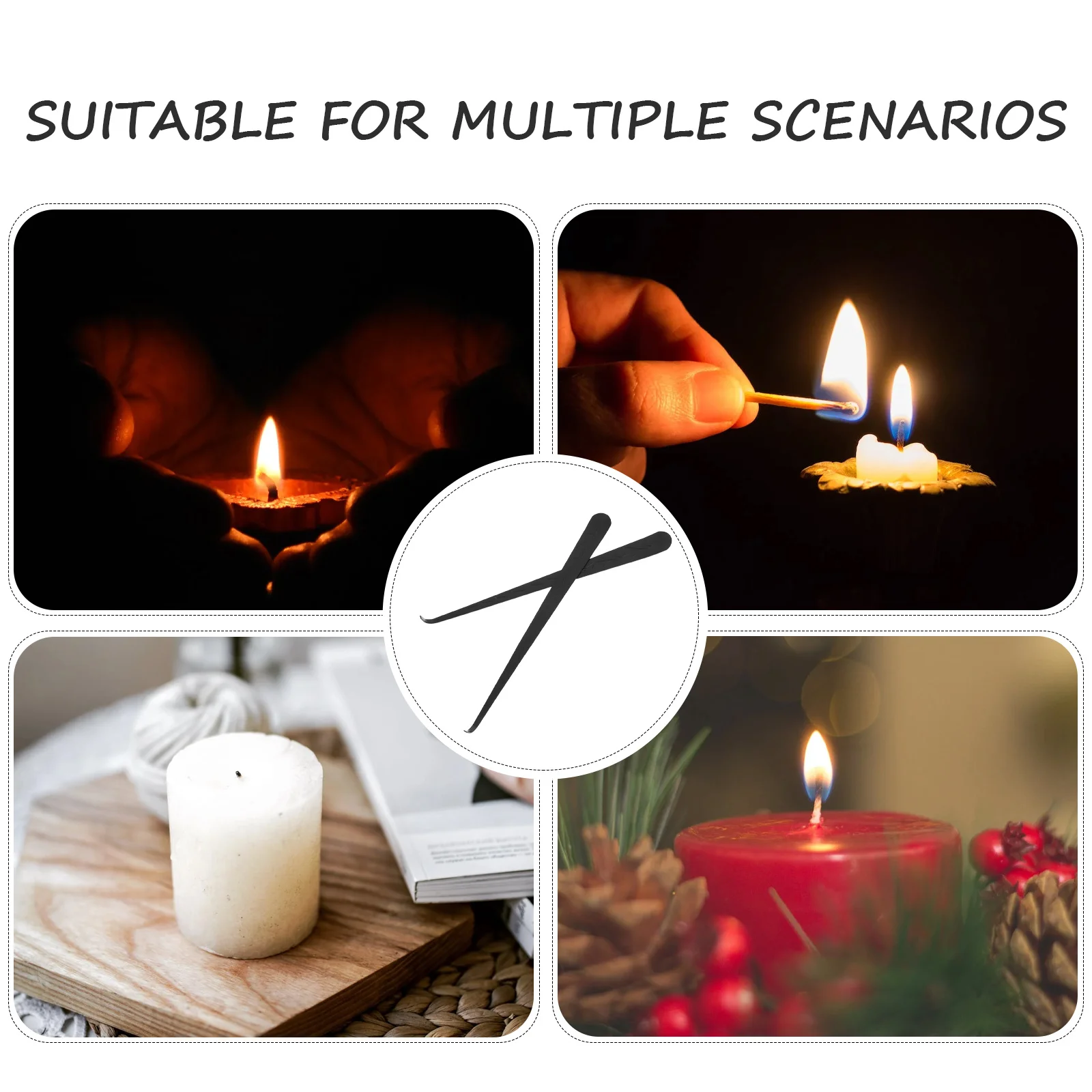 2 قطعة اكسسوارات السعوط هوك وعاء من الستانليس ستيل الأسود حياة طويلة متانة آمنة لهب خارج حفل زفاف المنزل #4