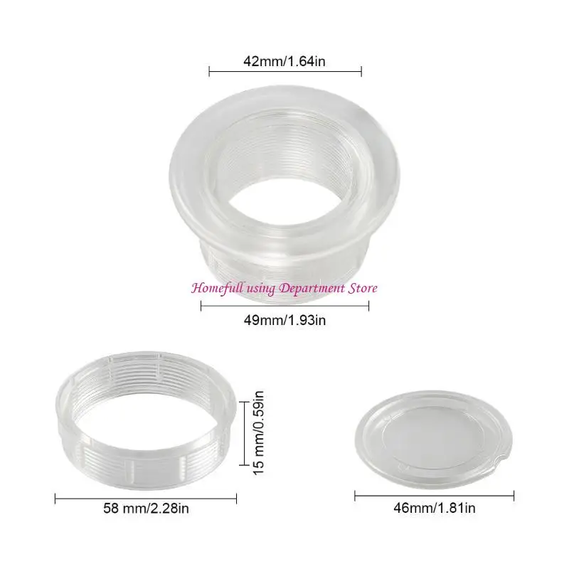 Deck Table Hole Cover Insert Parasol Umbrellas Hole Rings Plug and Caps Set