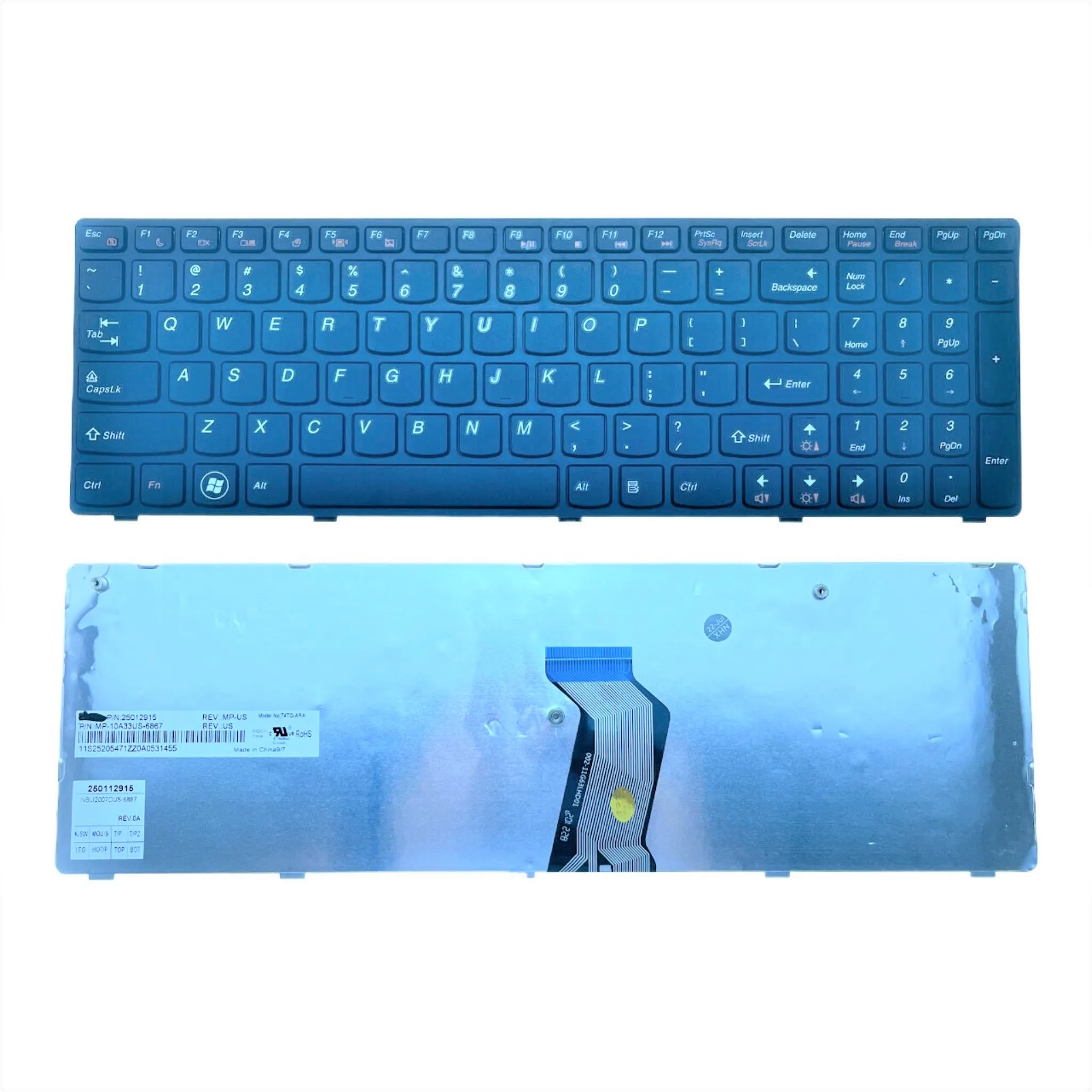

New/Orig US Laptop Keyboard For Lenovo G575 G570 Z560 Z560A Z560G Z565 G570AH G570G G575AC G575AL G575GL G575GX G780 G770