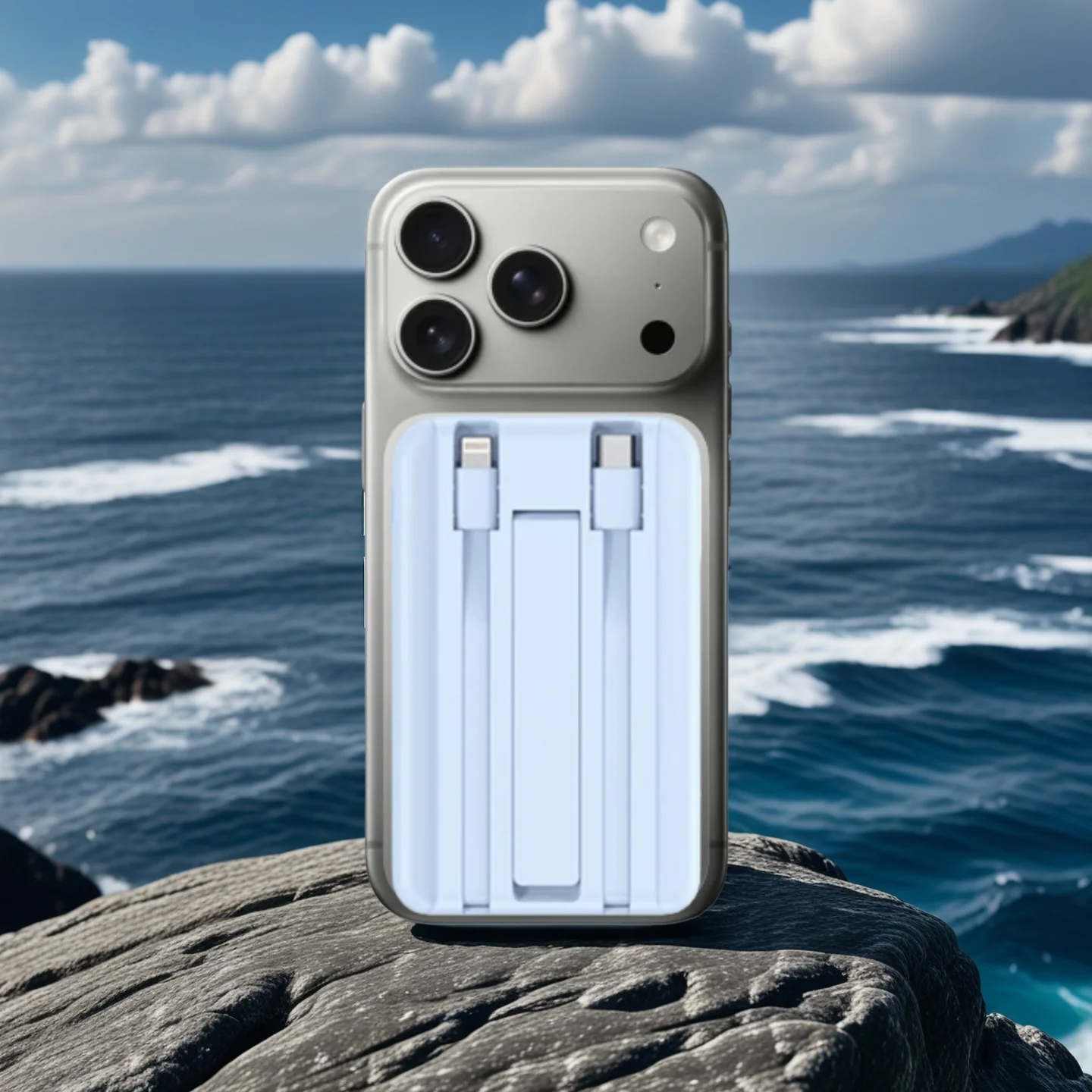 

50000mAh Portable Fast Charger Magnetic Wireless Power Bank with Cable Stand External Battery for iPhone 16 17 Samsung Magsafe