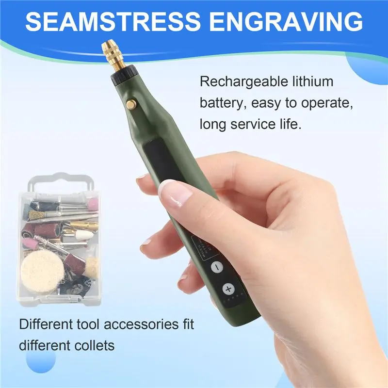 A98E-Handheld Electric Grinder Mini Sanding Power Tools Electric Drill Multifunction Jade Polishing Wood Carving Tools