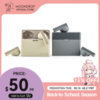 MOONDROP MOCA earphone ANC TWS Low Latency Automatic Reconnection Wireless Charging BASS Control In-ear headphones