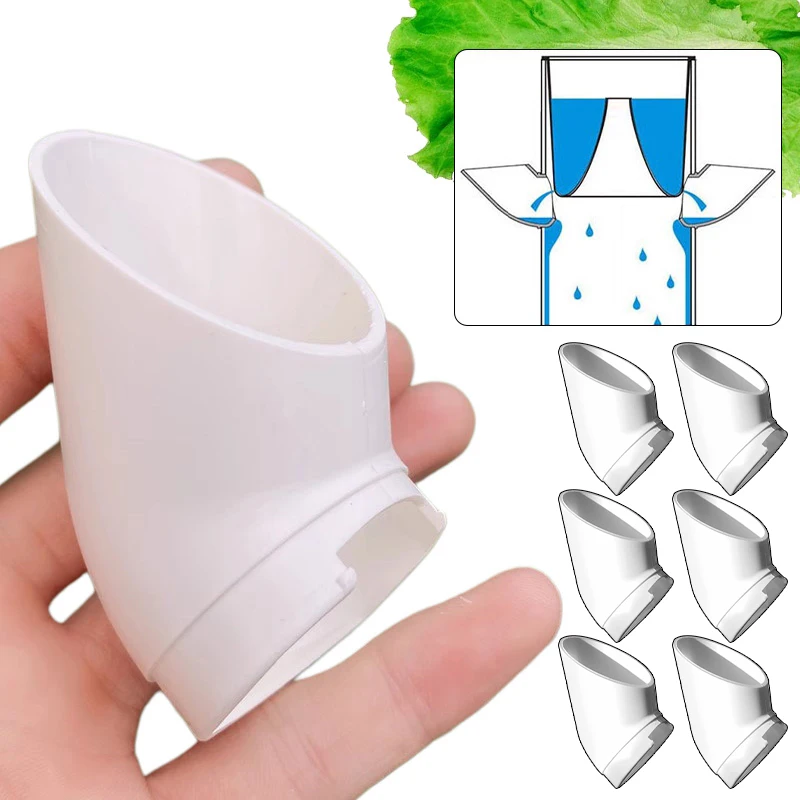 5/10PCS Column Pipe Fixed Plant Cup Hydroponic Systems Greenhouse Balcony Vegetables Strawberry Growing Pot Garden Accessories