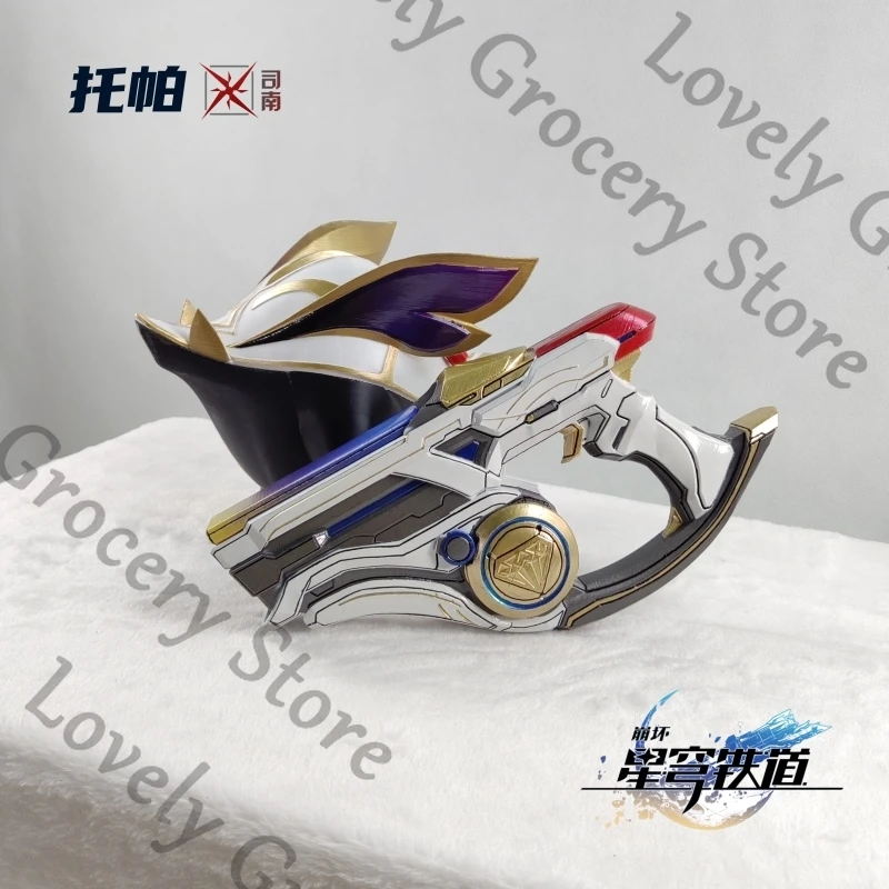 

Аниме Honkai: Star Rail Topaz Косплей Мультяшная модель пистолета Ambitus Винтовка Оружие Огнестрельное оружие Опора Орнамент Аксессуар для рук Аксессуар Талисман Подарок