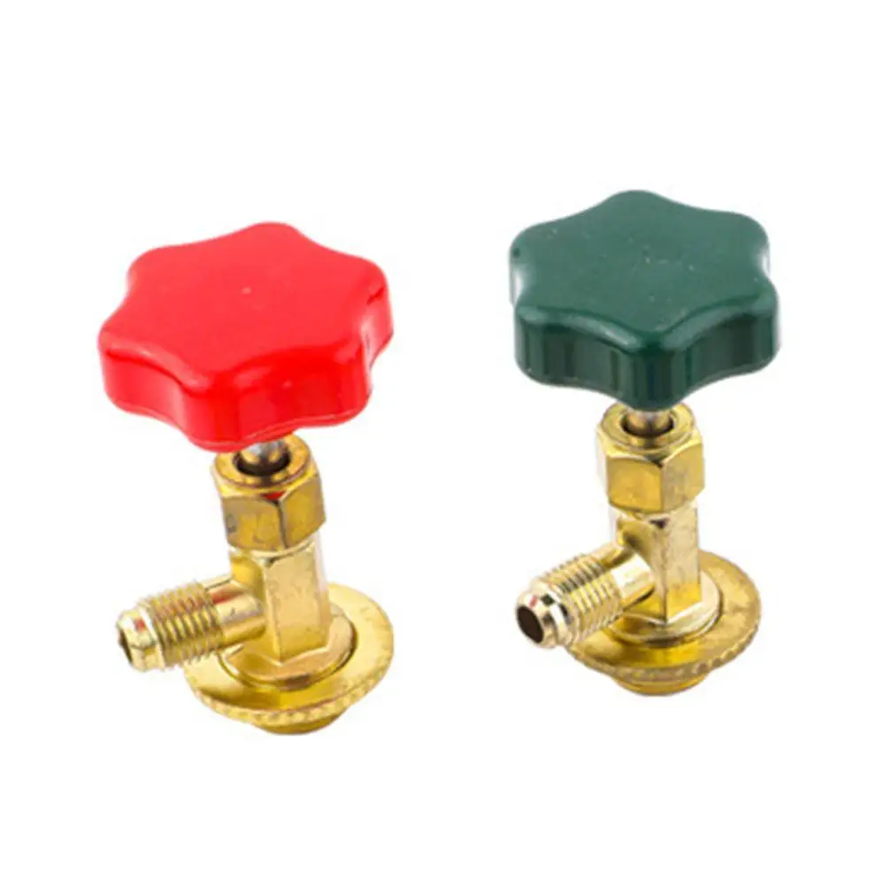 SAE Auto AC Can Tap Valve Bottle Opener R134a M14 / 1/4 Inch Leak-proof Switches Tool For Car Air Conditioning Refrigerant Open