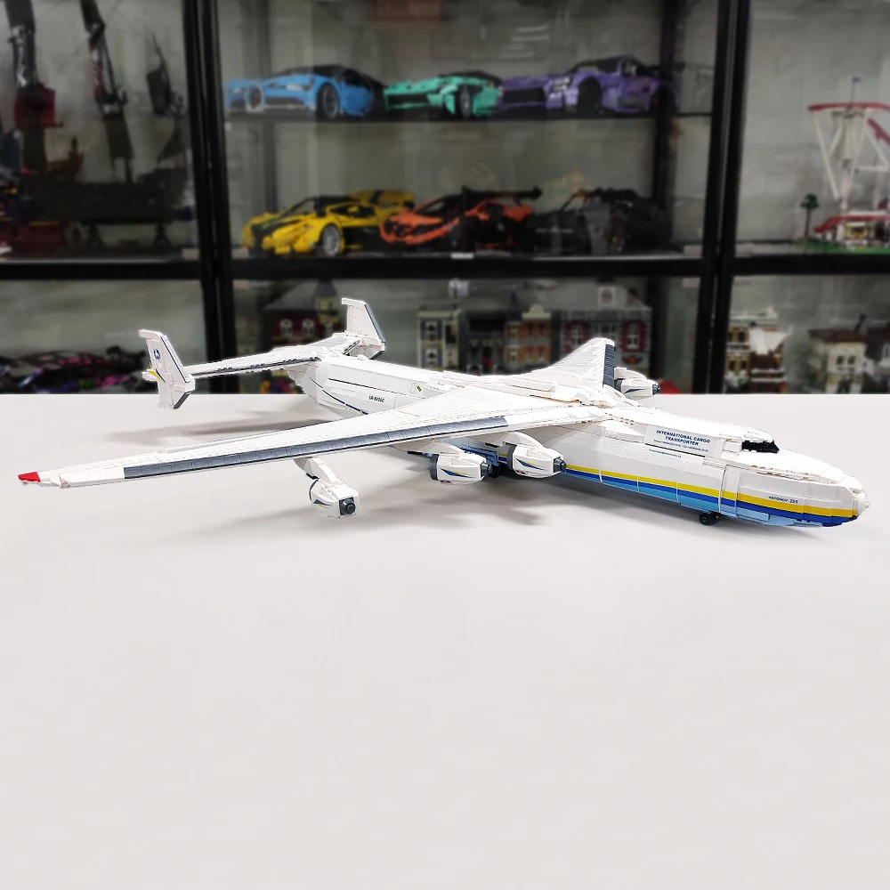 AN-225 Large Transport Aircraft Model Building Blocks Big Size 5350PCS Brick Airplane Architecture Set Assembly Kid Toy For Gift