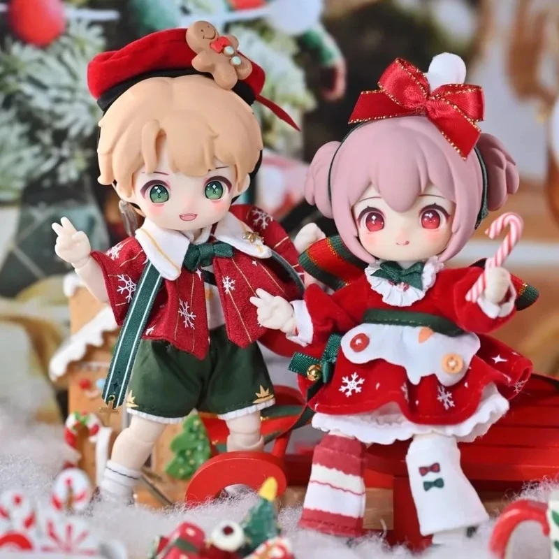 ใหม่ Nagi สัตว์อนุบาล Wish Party Series กล่องตาบอดแขวนเครื่องประดับ Bjd เดสก์ท็อป Figurine Poseable ตุ๊กตาคริสต์มาสของขวัญ