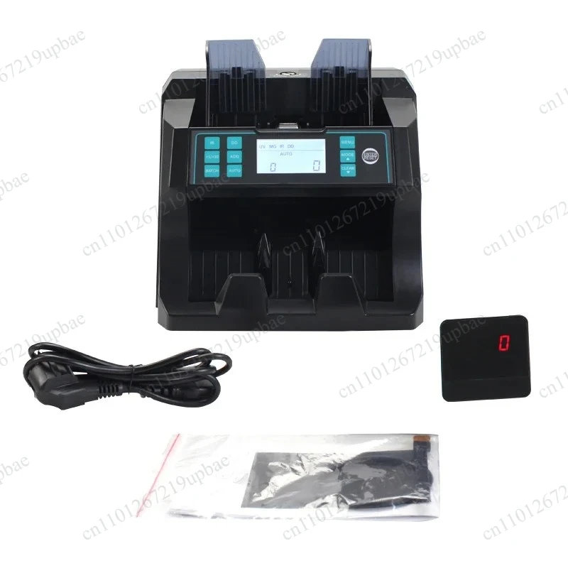 XD‑680 Cash Counting Machine, UV MG IR Counterfeit Detection, Adjustable Speed, Add Batch Auto Clear Reset Modes Bill Counter