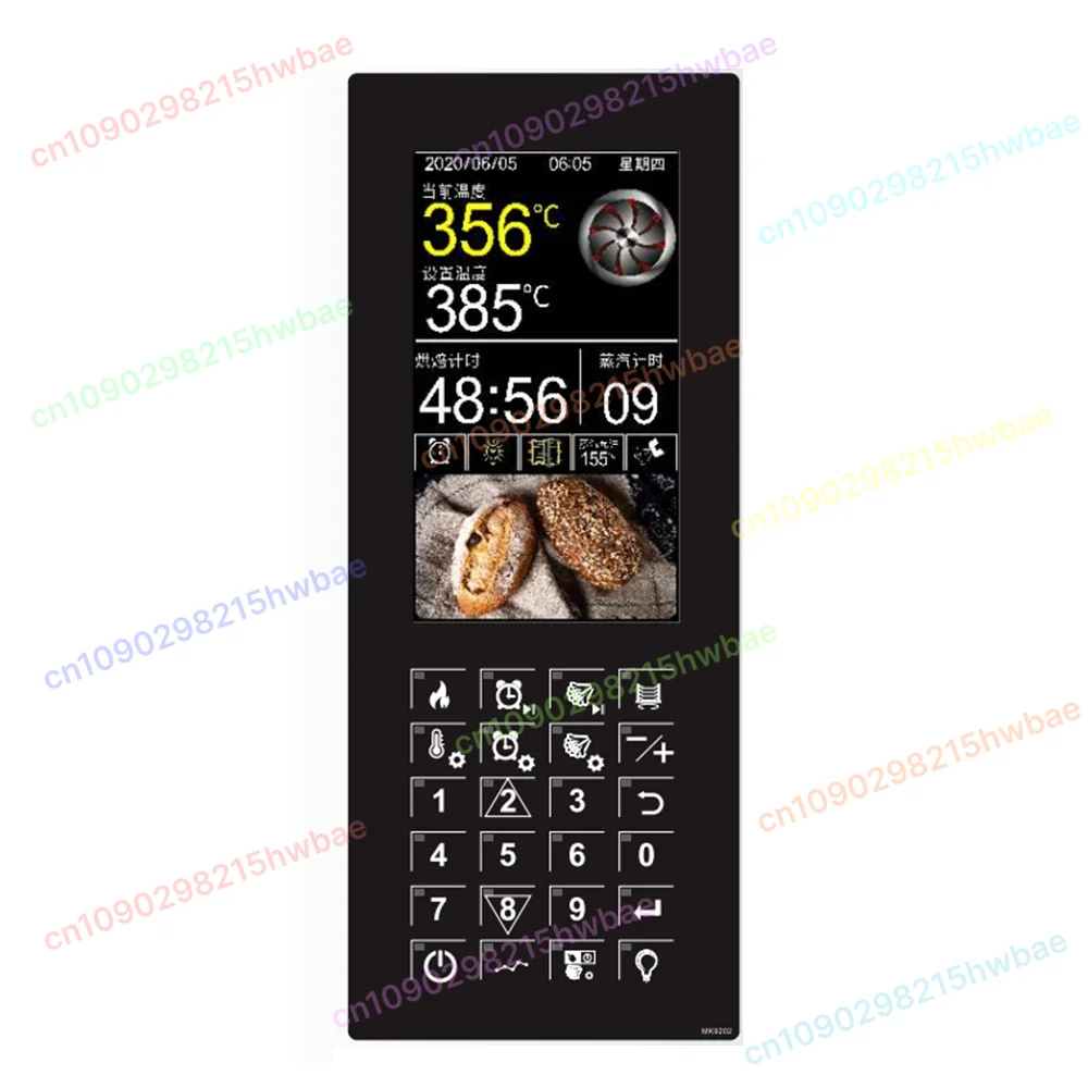 

Temperature Controller Smart Panel Gas or Electric Rotary Oven High Quality Hot Furnace