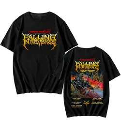 Falling in Reverse Popular Mons Tour II Tshirt Fashion Men Women Clothing Metal Funko New Creative Tee World Domination T-shirt
