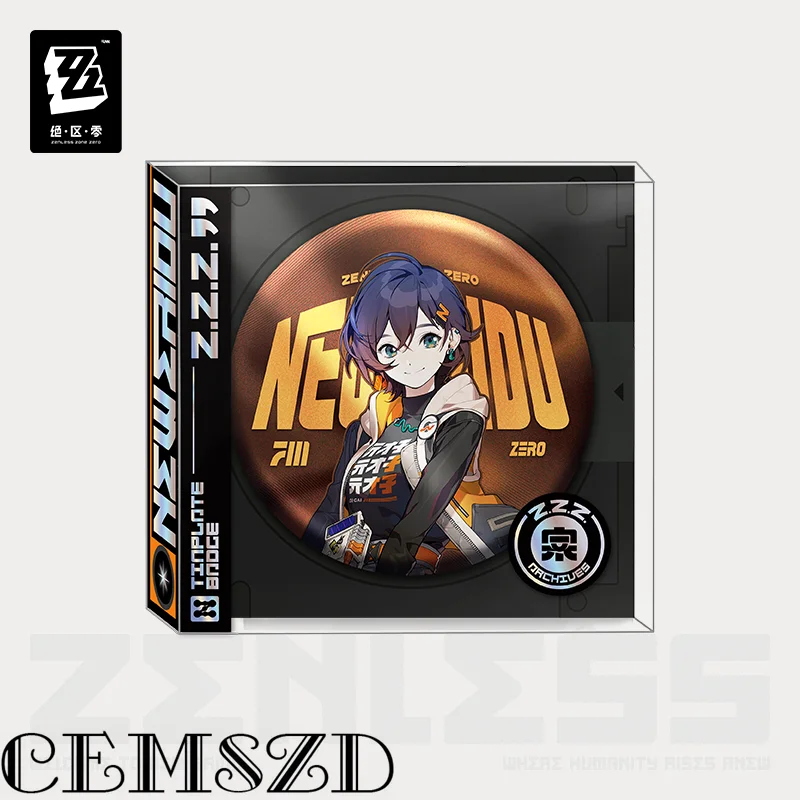 [Genuine] Game Zenless Zone Zero ZZZ Pyrois Wise Belle Cosplay Tin Badges Anime Brooches Accessories Cartoon Halloween Gifts view 4