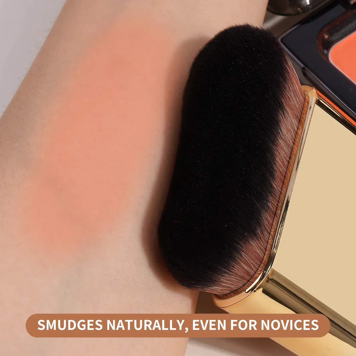 สําหรับ Contouring Tanning Liquid Foundation Cream Blush Soft Bristle เครื่องมือแต่งหน้าอเนกประสงค์สําหรับวันแปรงแต่งหน้าขนาดใหญ่