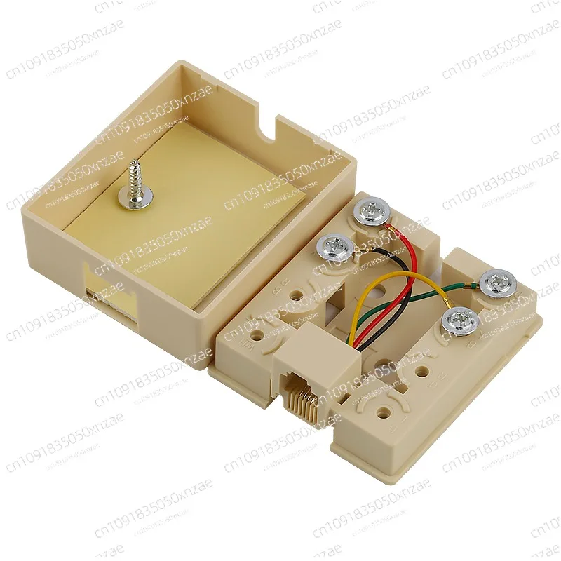 4-Core telephone junction box  junction box Connection   socket Simple junction  10pcs