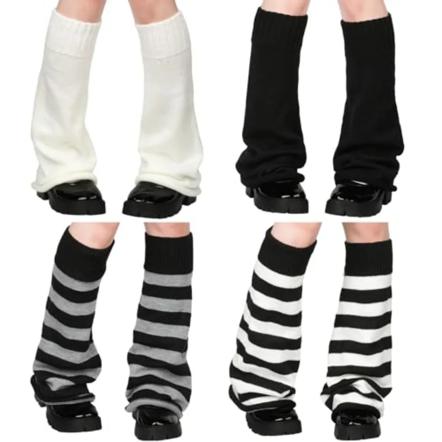 

4 Pairs Kawaii Leg Warmers Y2k Leg Warmers Flared Warmers Clothes Goth Lolita Accessories for Women