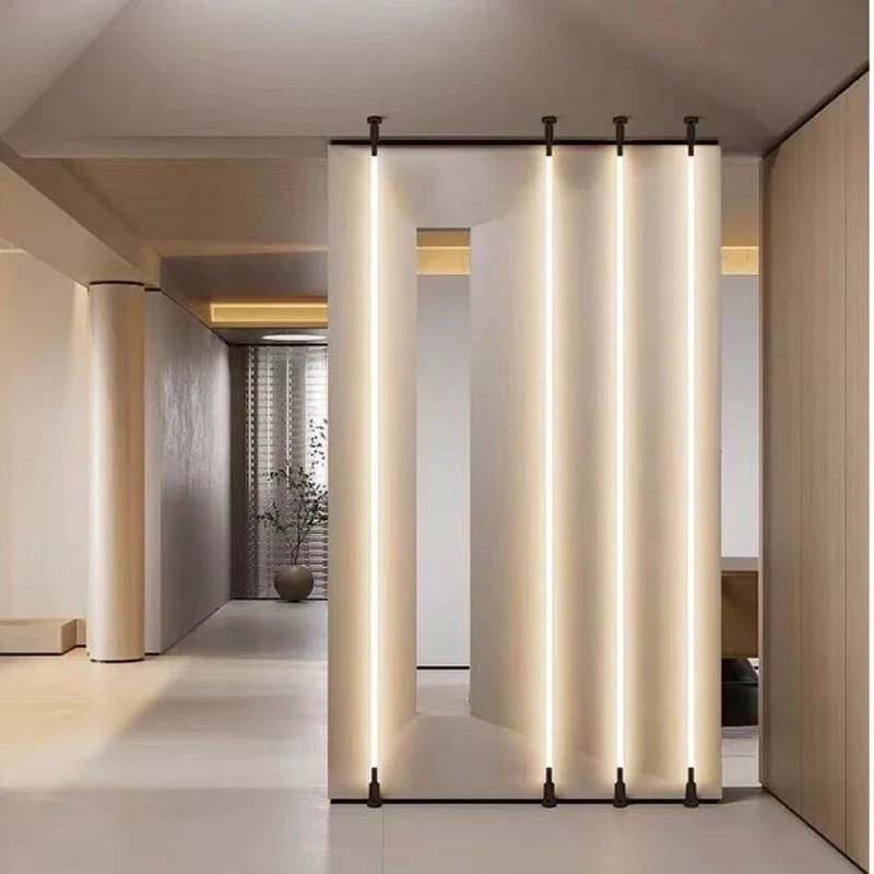 2025 360 Degree Lighting Soft Silicone Floor Lamps Modern Minimalist Living Room Bedroom Wall Light Rotatable Joint Long Skyline